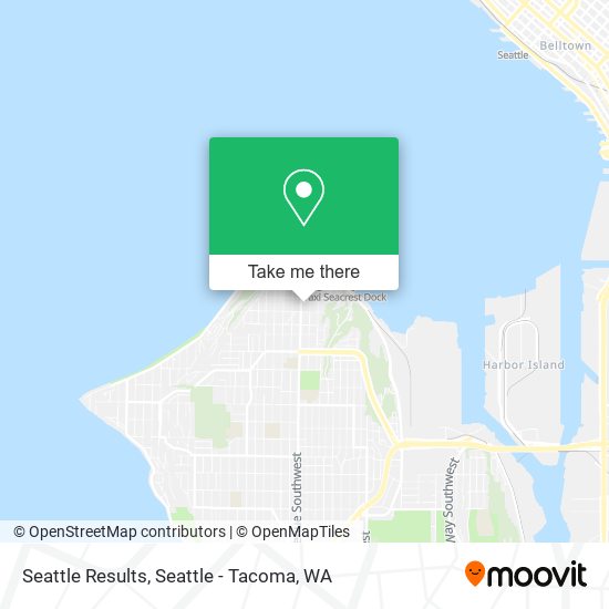 Mapa de Seattle Results