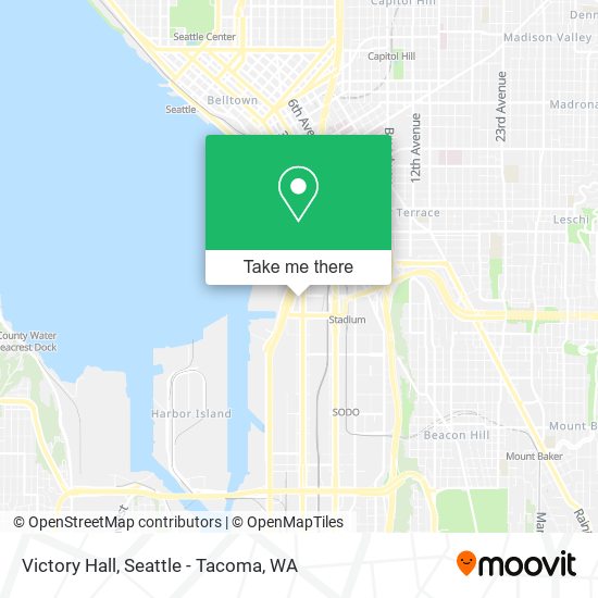 Victory Hall map