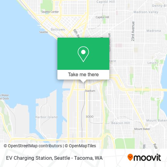 Mapa de EV Charging Station