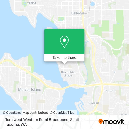 Mapa de Ruralwest Western Rural Broadband