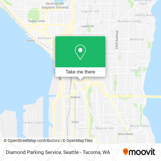 Diamond Parking Service map