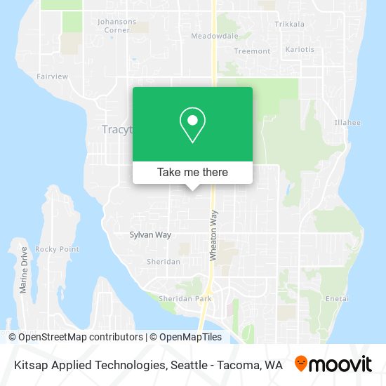 Kitsap Applied Technologies map