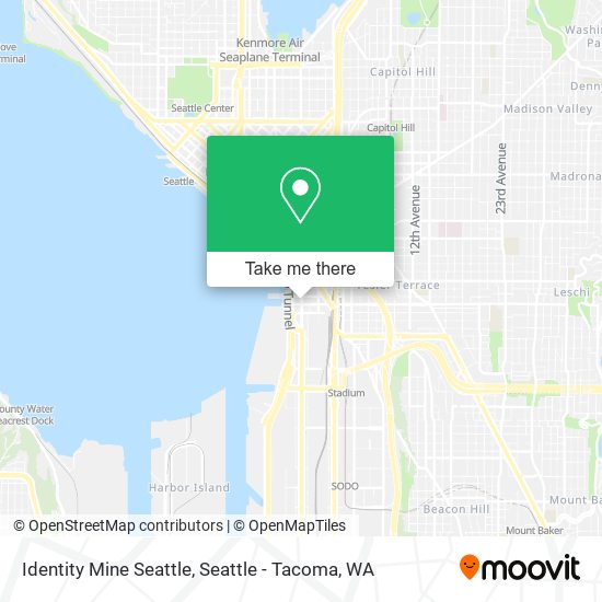 Mapa de Identity Mine Seattle