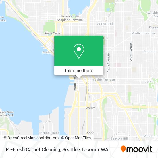Mapa de Re-Fresh Carpet Cleaning