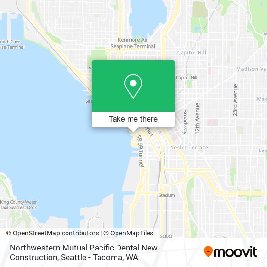 Northwestern Mutual Pacific Dental New Construction map