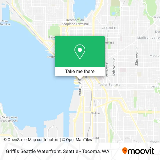 Mapa de Griffis Seattle Waterfront