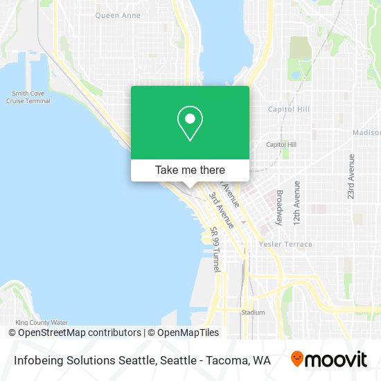 Infobeing Solutions Seattle map