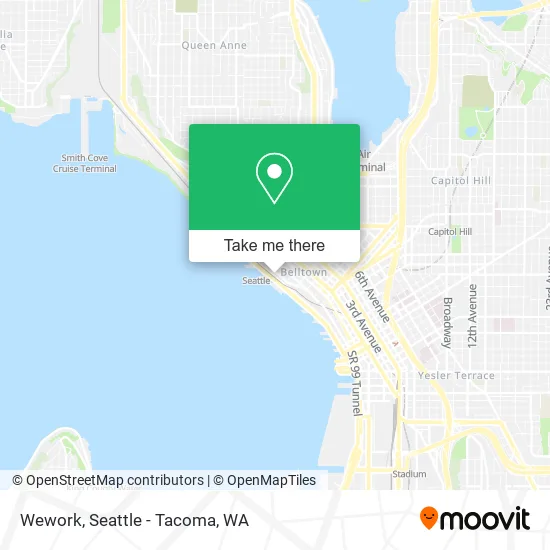 Mapa de Wework