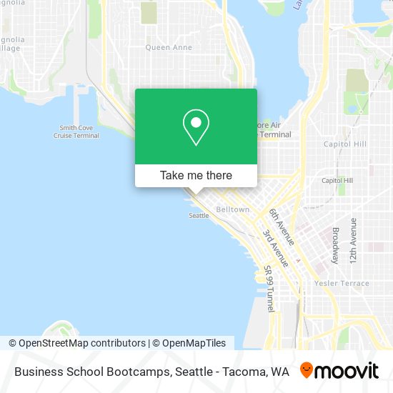 Business School Bootcamps map
