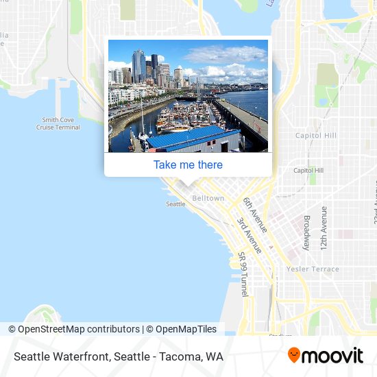 Mapa de Seattle Waterfront