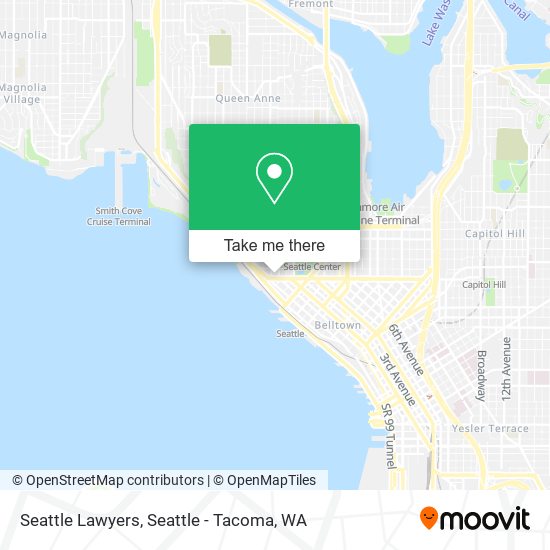 Mapa de Seattle Lawyers