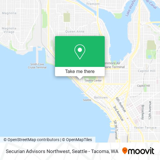 Securian Advisors Northwest map