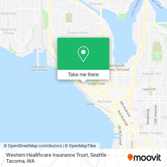 Mapa de Western Healthcare Insurance Trust