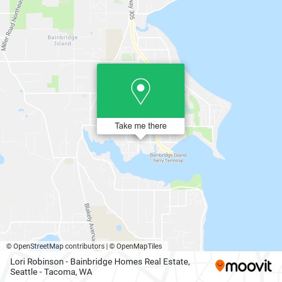 Mapa de Lori Robinson - Bainbridge Homes Real Estate