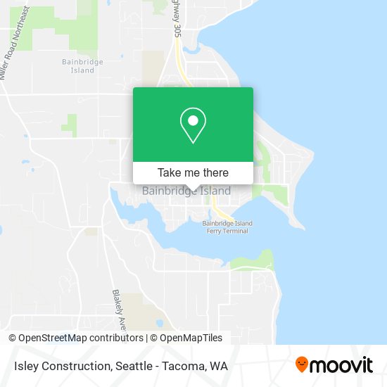 Isley Construction map