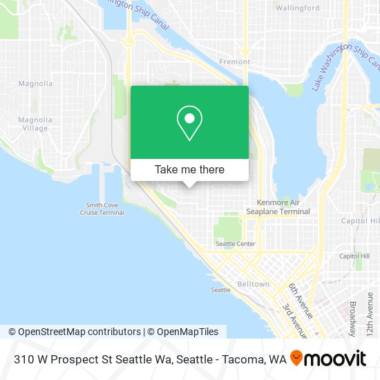 310 W Prospect St Seattle Wa map