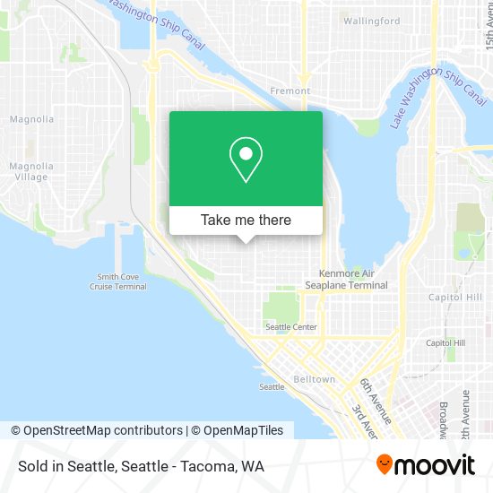 Sold in Seattle map