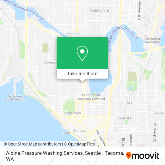 Mapa de Albina Pressure Washing Services