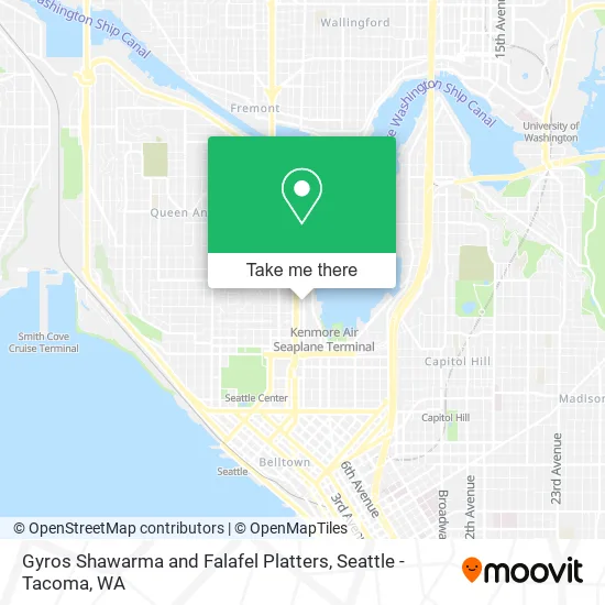 Mapa de Gyros Shawarma and Falafel Platters