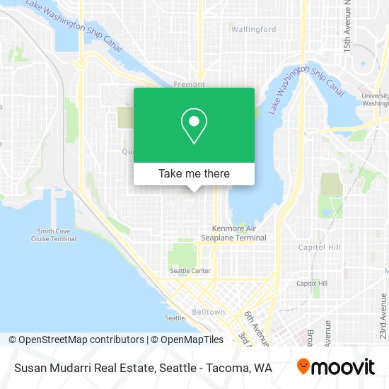 Susan Mudarri Real Estate map