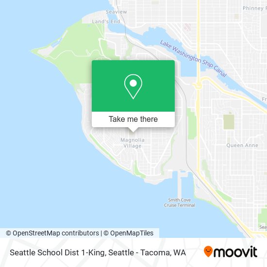 Seattle School Dist 1-King map