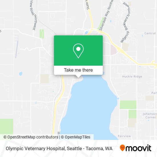 Olympic Veternary Hospital map