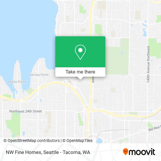 NW Fine Homes map