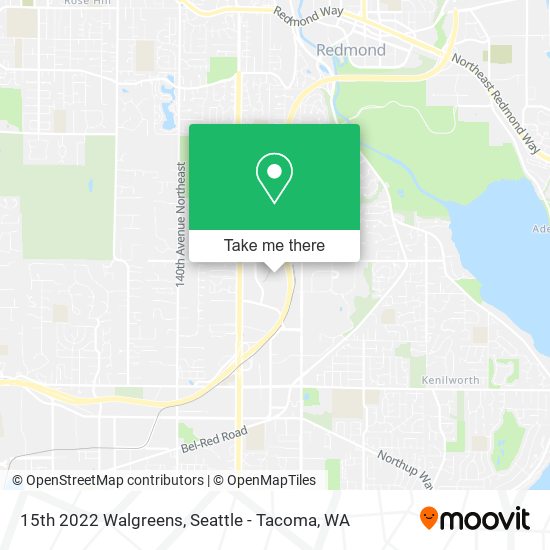 Mapa de 15th 2022 Walgreens