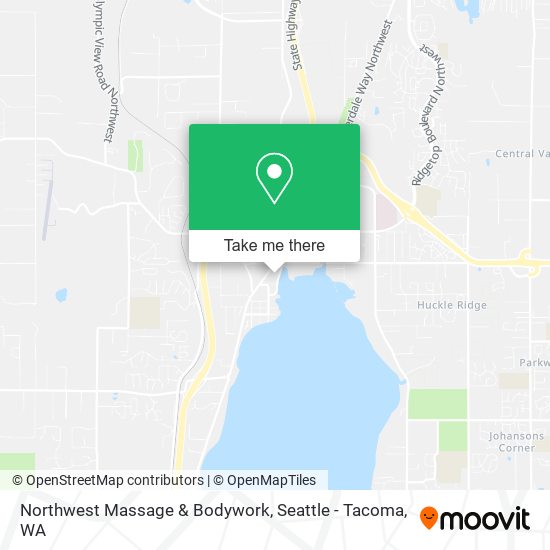 Northwest Massage & Bodywork map