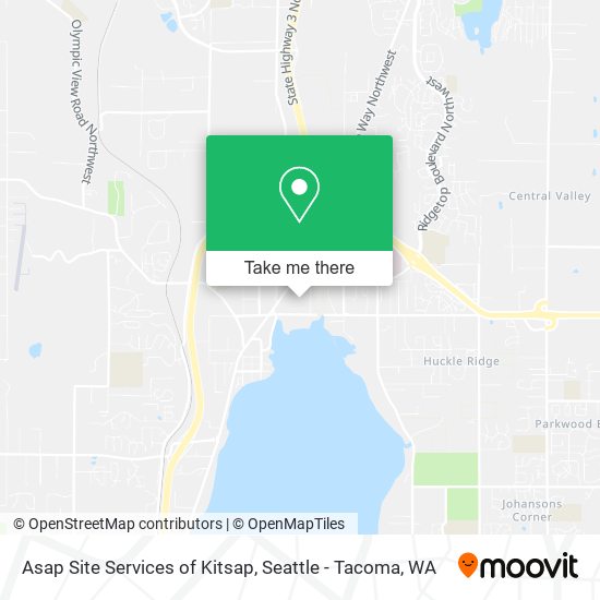 Mapa de Asap Site Services of Kitsap