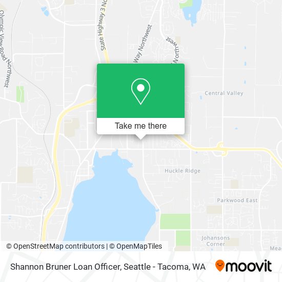 Shannon Bruner Loan Officer map