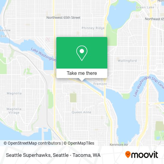 Mapa de Seattle Superhawks