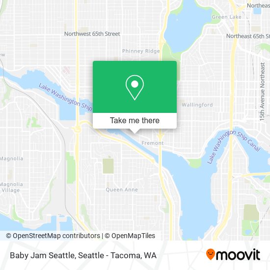 Mapa de Baby Jam Seattle