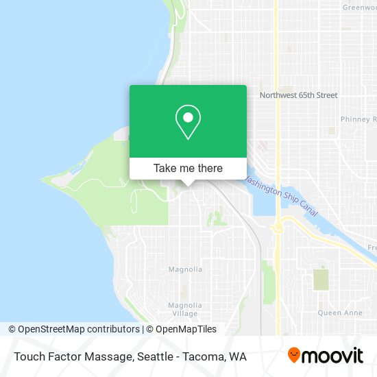 Mapa de Touch Factor Massage