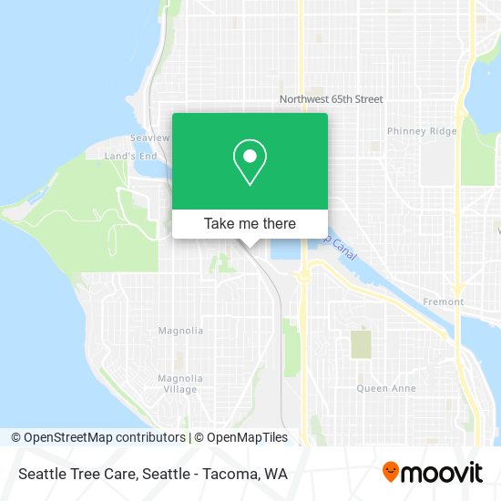 Mapa de Seattle Tree Care