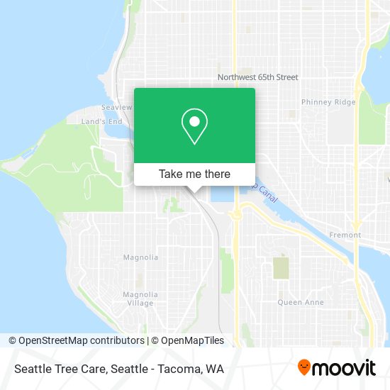 Seattle Tree Care map