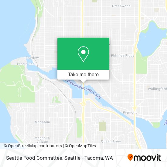 Seattle Food Committee map