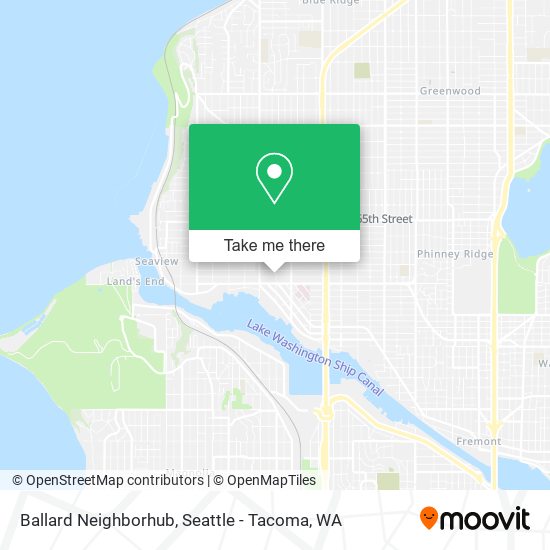 Mapa de Ballard Neighborhub