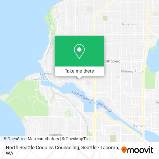 North Seattle Couples Counseling map