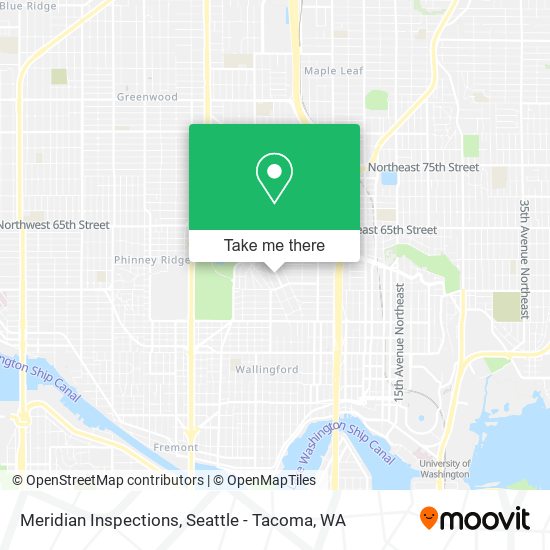 Meridian Inspections map