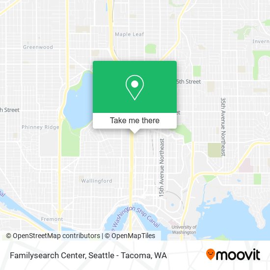 Mapa de Familysearch Center