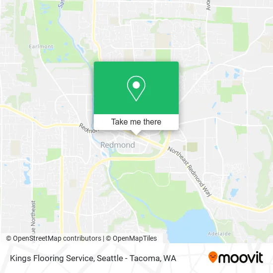 Kings Flooring Service map