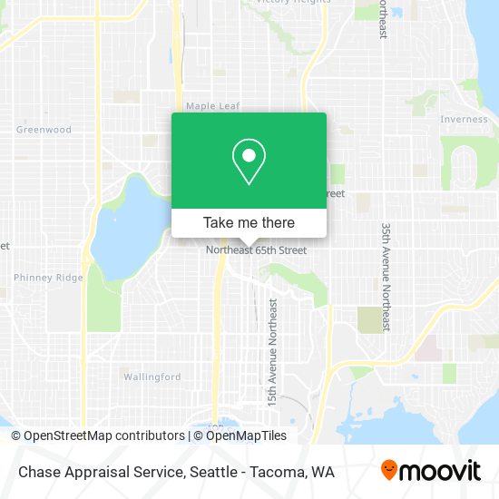 Chase Appraisal Service map