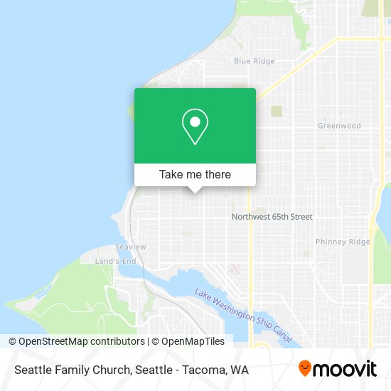 Seattle Family Church map