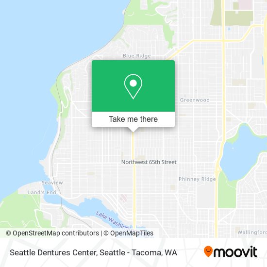 Mapa de Seattle Dentures Center