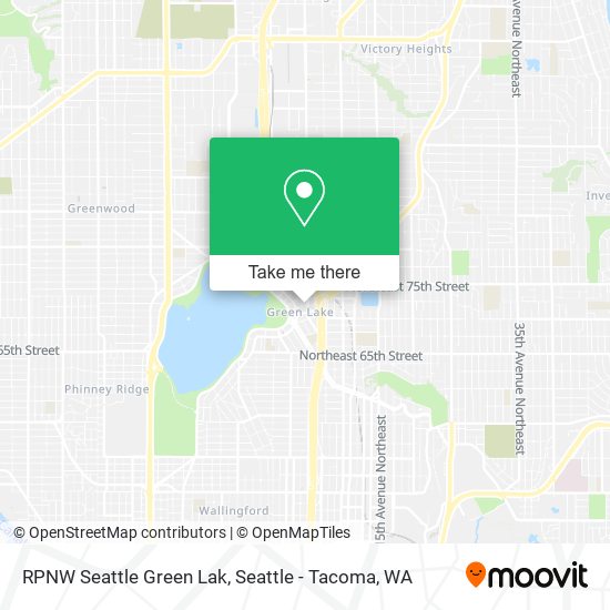 Mapa de RPNW Seattle Green Lak