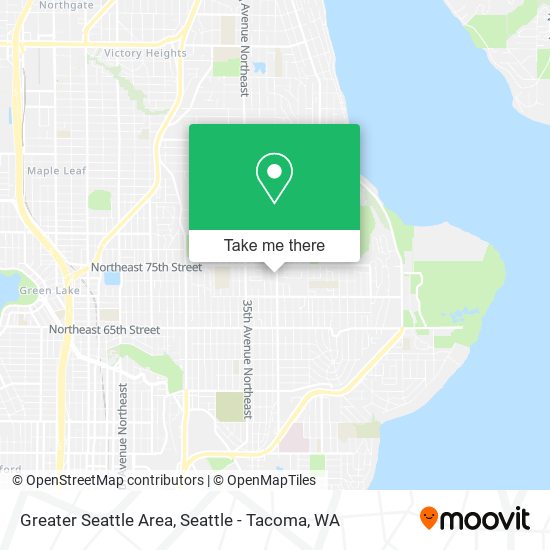 Greater Seattle Area map