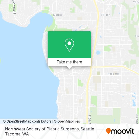 Northwest Society of Plastic Surgeons map