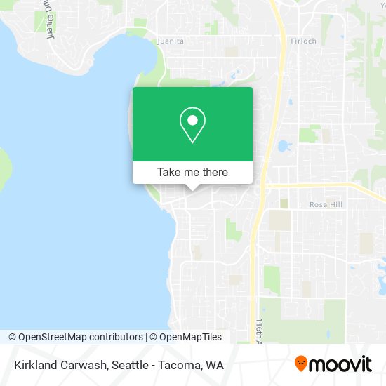 Mapa de Kirkland Carwash