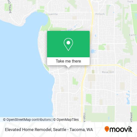 Elevated Home Remodel map